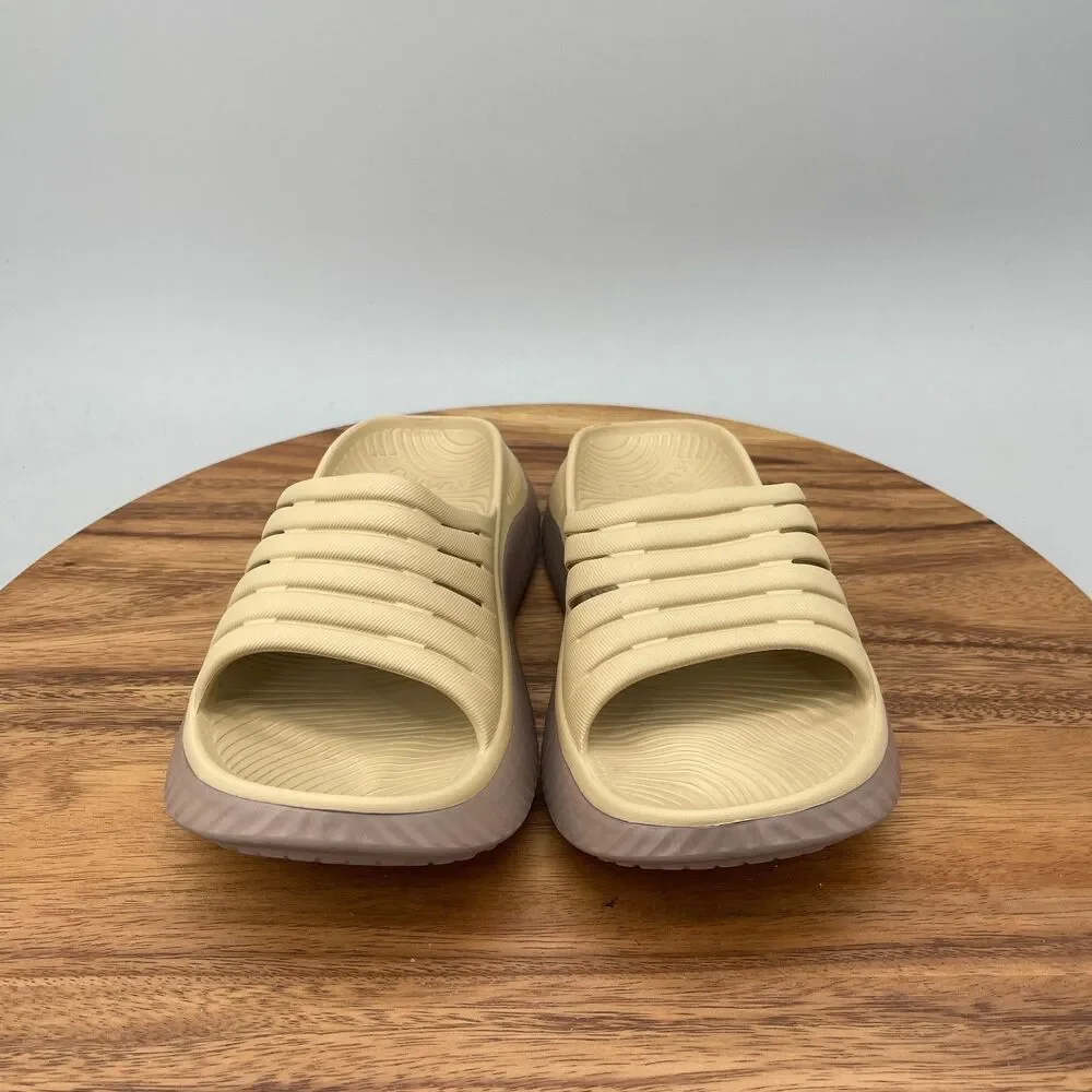 KuaiLu Sandals Womens Size 6 Beige Recovery Comfort Plantar Fasciitis Walking